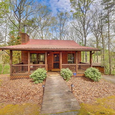 Cozy Cabin In Private Location With Hot Tub And Grill! 블루리지 외부 사진